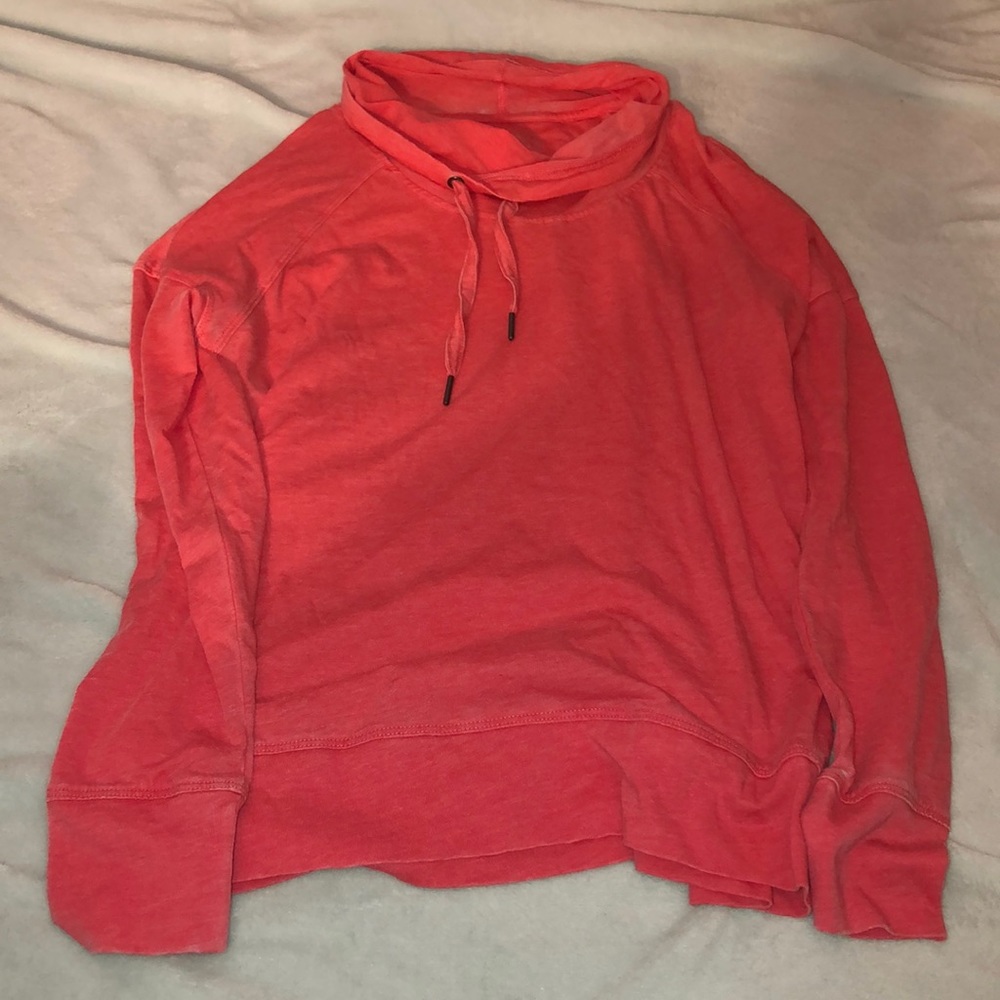 Salmon pink small Calvin Klein cowl neck shirt